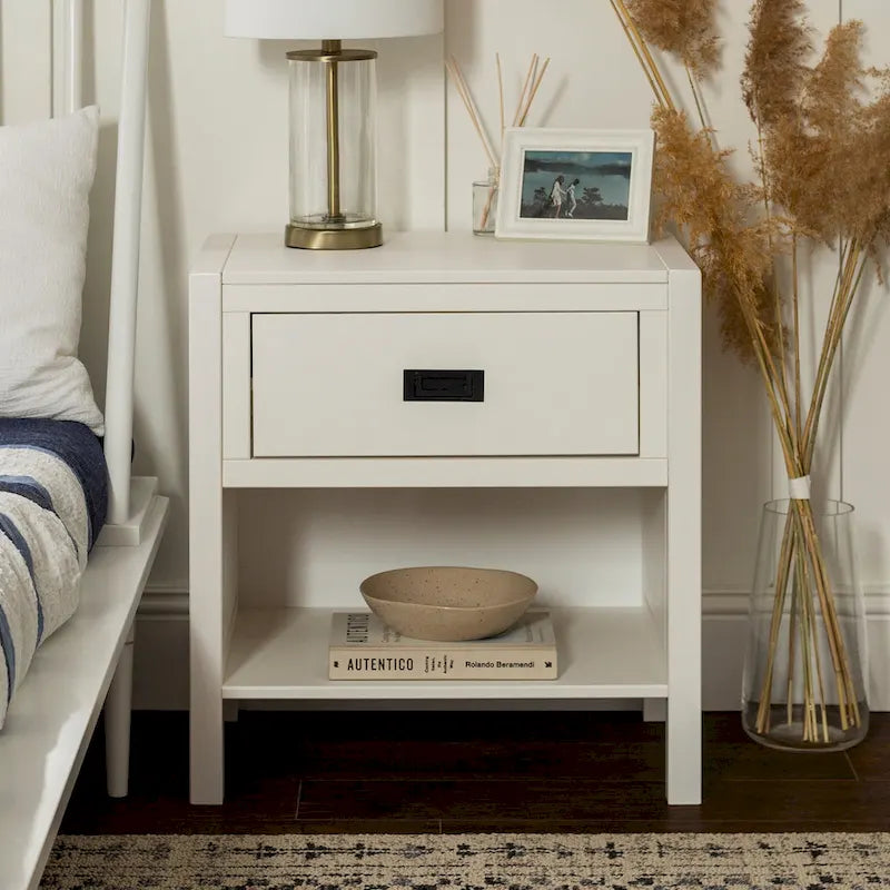 Middlebrook Solid Wood Modern 1-Drawer Nightstand