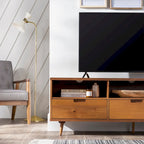 Middlebrook Alby 70-inch Mid-Century Solid Wood TV Stand