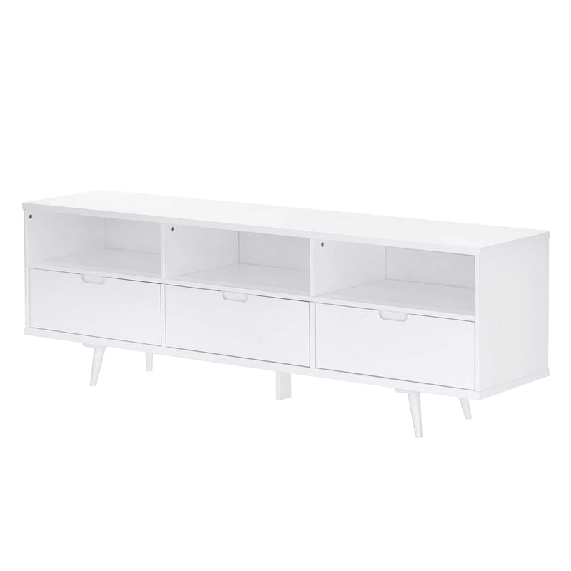 Middlebrook Alby 70-inch Mid-Century Solid Wood TV Stand