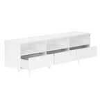 Middlebrook Alby 70-inch Mid-Century Solid Wood TV Stand