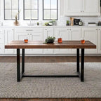 Middlebrook Solid Wood 72-inch Distressed Dining Table