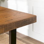Middlebrook Solid Wood 72-inch Distressed Dining Table