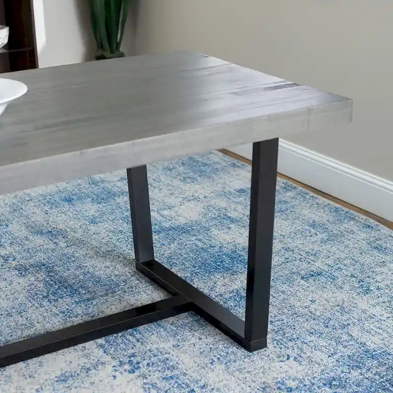 Middlebrook Solid Wood 72-inch Distressed Dining Table