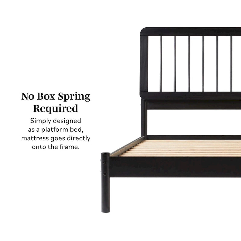Middlebrook Designs Boho Solid Wood Queen Spindle Bed