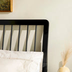 Middlebrook Designs Boho Solid Wood Queen Spindle Bed