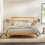 Middlebrook Designs Boho Solid Wood Queen Spindle Bed