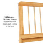 Middlebrook Designs Boho Solid Wood Queen Spindle Bed
