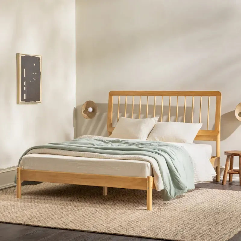 Middlebrook Designs Boho Solid Wood Queen Spindle Bed