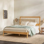 Middlebrook Designs Boho Solid Wood Queen Spindle Bed