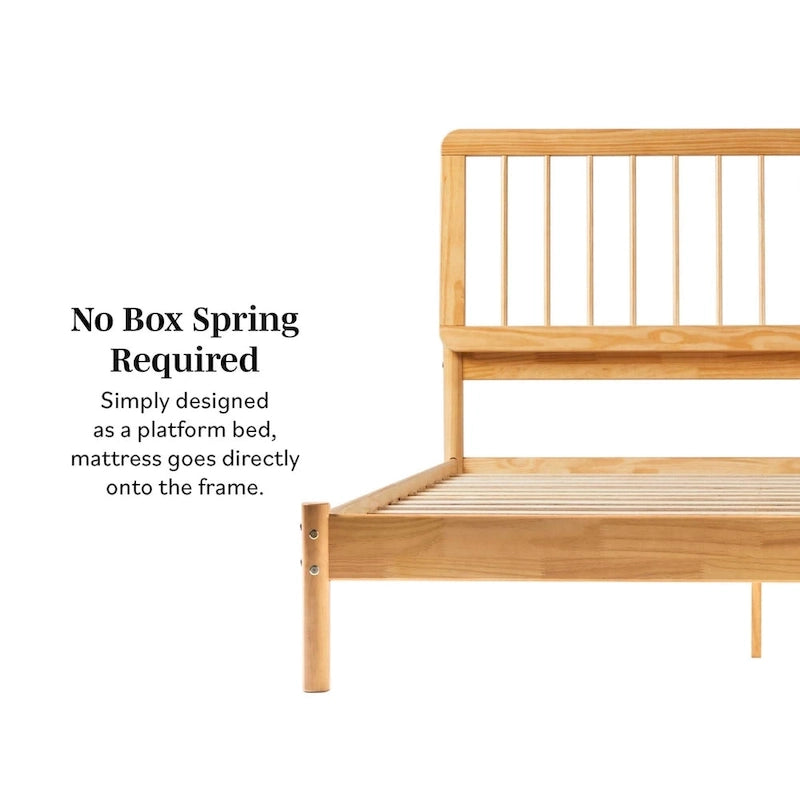 Middlebrook Designs Boho Solid Wood Queen Spindle Bed