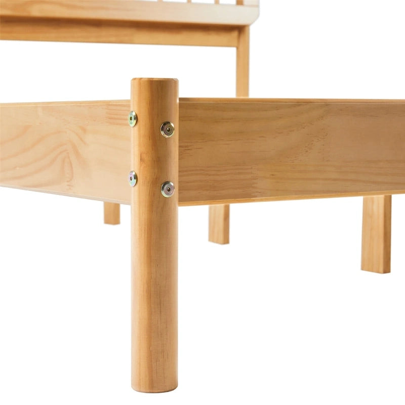 Middlebrook Designs Boho Solid Wood Queen Spindle Bed