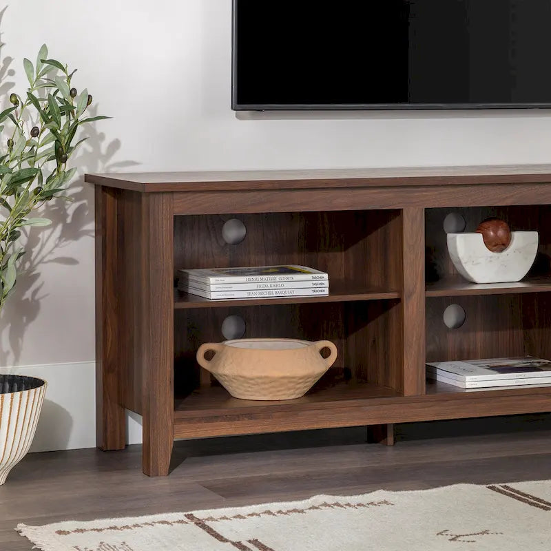 Middlebrook Designs 70-inch Wooden TV Stand with Open Storage