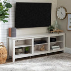 Middlebrook Designs 70-inch Wooden TV Stand with Open Storage