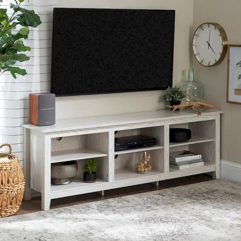 Middlebrook Designs 70-inch Wooden TV Stand with Open Storage