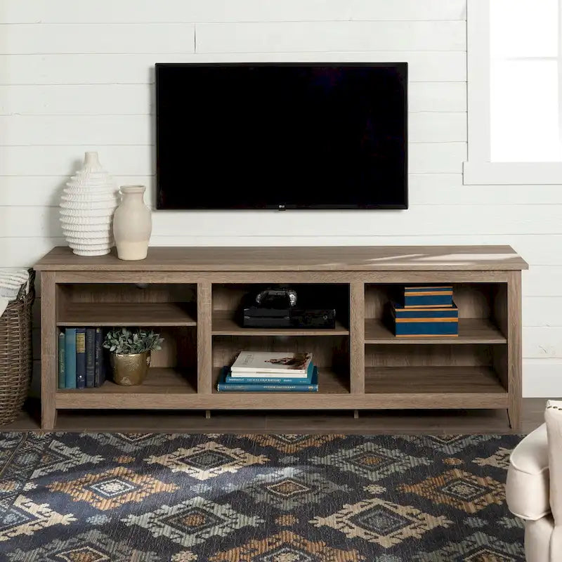 Middlebrook Designs 70-inch Wooden TV Stand with Open Storage