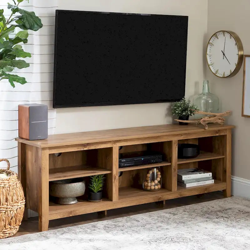 Middlebrook Designs 70-inch Wooden TV Stand with Open Storage