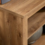 Middlebrook Designs 70-inch Wooden TV Stand with Open Storage