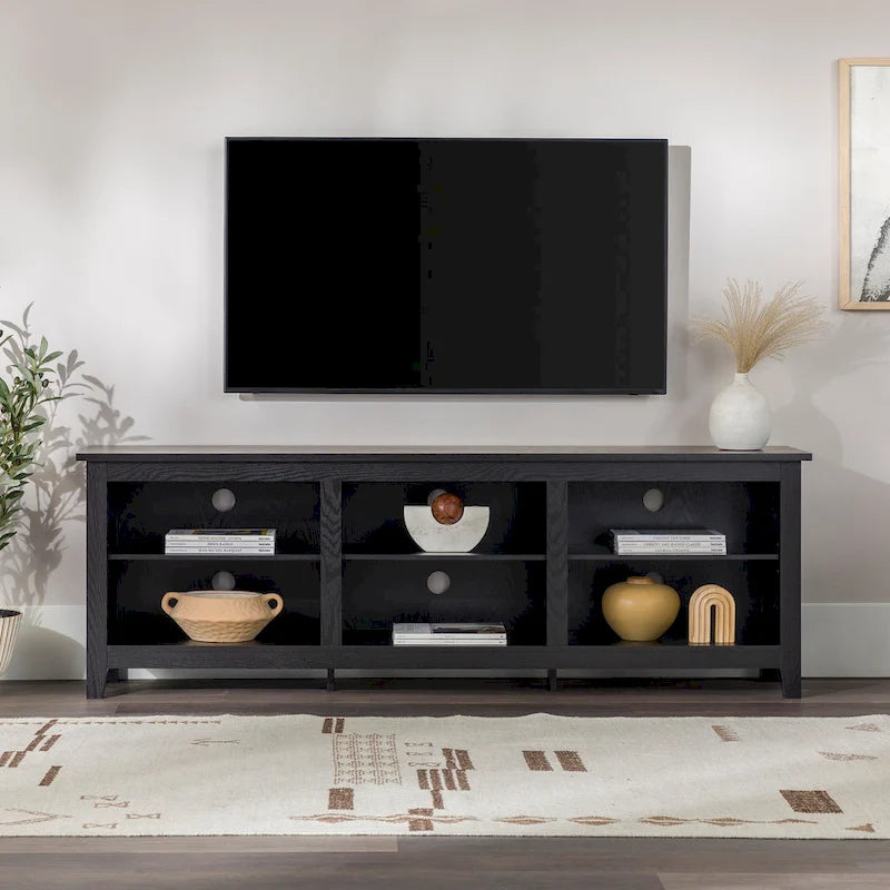 Middlebrook Designs 70-inch Wooden TV Stand with Open Storage