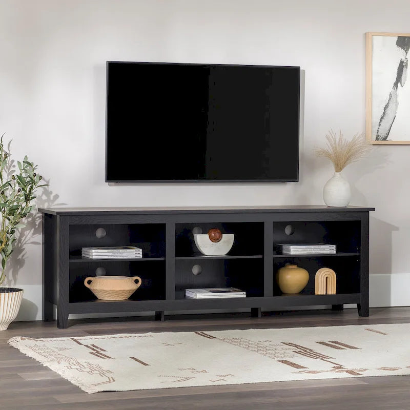 Middlebrook Designs 70-inch Wooden TV Stand with Open Storage