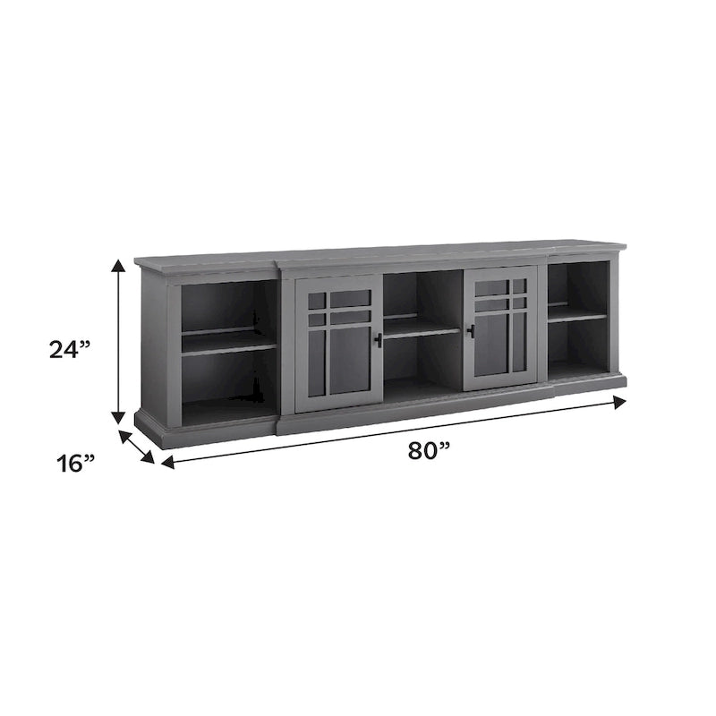 Middlebrook 80-inch Classic Breakfront TV Stand