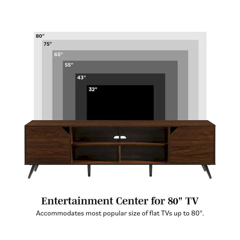 Middlebrook Designs Mid-Century Modern 70-inch TV Stand