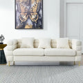 Modern Oversized Streamline 3-Seat Sofa
