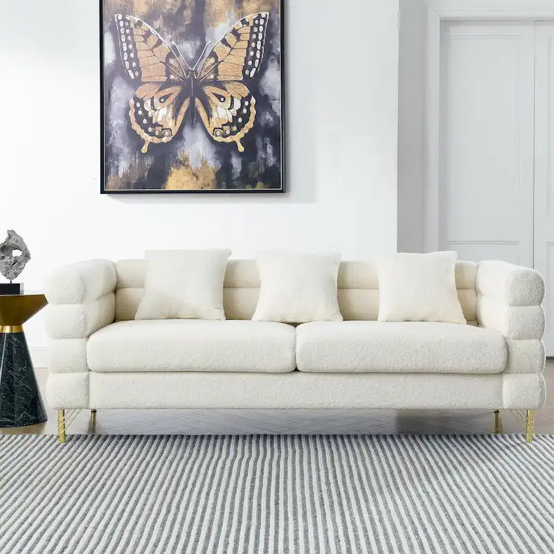 Modern Oversized Streamline 3-Seat Sofa