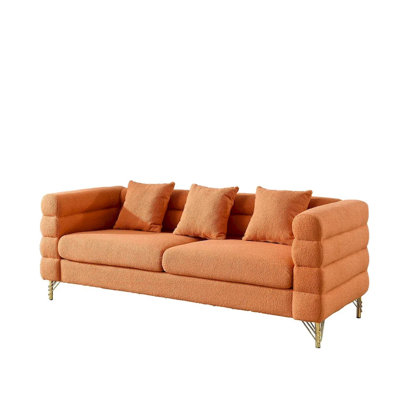 Modern Oversized Streamline 3-Seat Sofa
