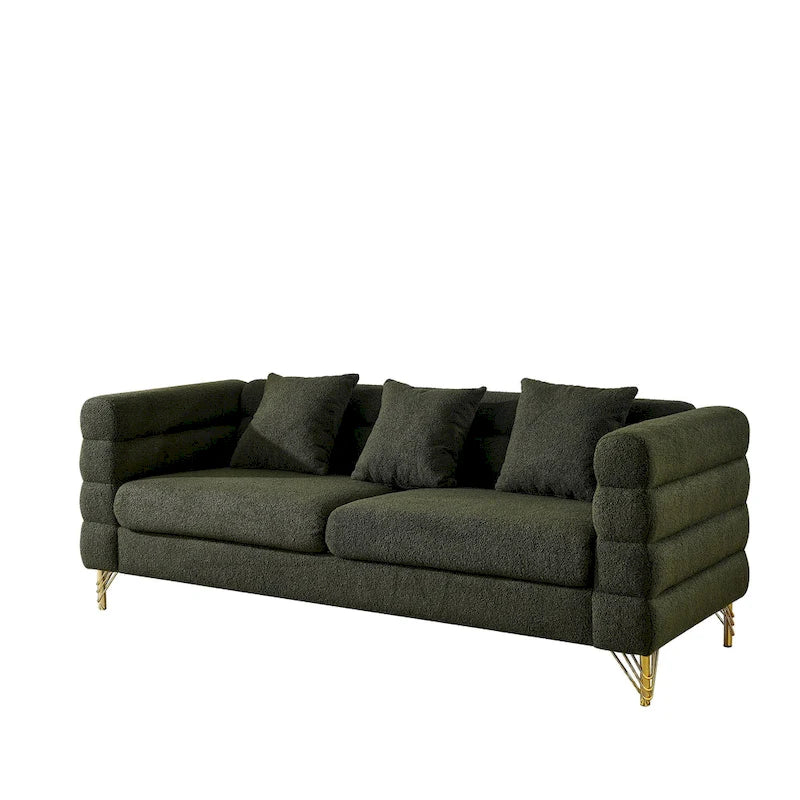 Modern Oversized Streamline 3-Seat Sofa