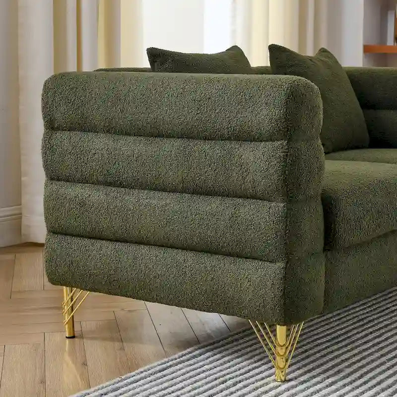 Modern Oversized Streamline 3-Seat Sofa