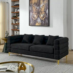 Modern Oversized Streamline 3-Seat Sofa