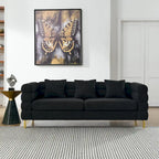 Modern Oversized Streamline 3-Seat Sofa