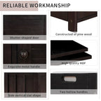 Farmhouse 3-Door Upholstered Shoe Bench with Removable Cushion and Hidden Storage Space