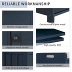 Farmhouse 3-Door Upholstered Shoe Bench with Removable Cushion and Hidden Storage Space