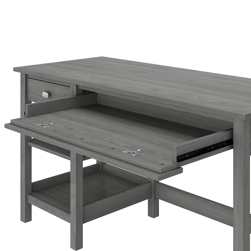 Broadview 54W Computer Desk with Shelves by Bush Furniture