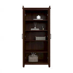 Key West Tall Storage Cabinet with Doors and Shelves by Bush Furniture