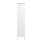 Key West Tall Storage Cabinet with Doors and Shelves by Bush Furniture