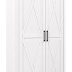 Key West Tall Storage Cabinet with Doors and Shelves by Bush Furniture