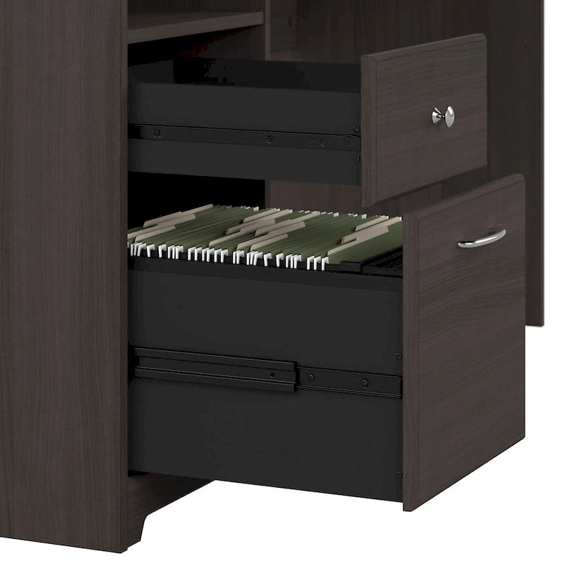 72W Computer Desk with Hutch and Drawers by Bush Furniture