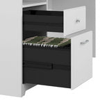 72W Computer Desk with Hutch and Drawers by Bush Furniture