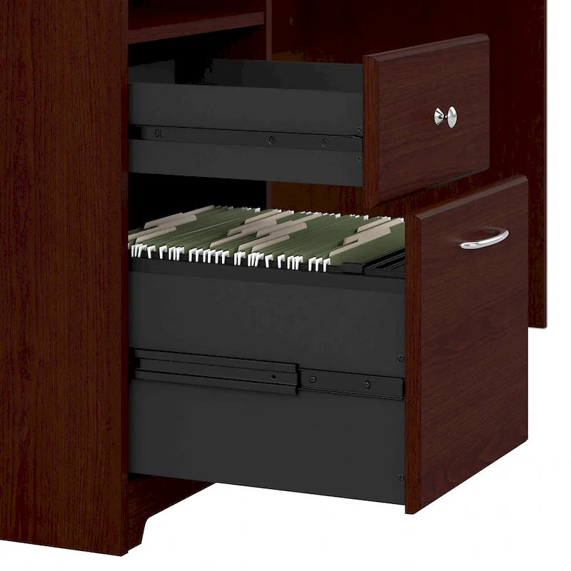 72W Computer Desk with Hutch and Drawers by Bush Furniture