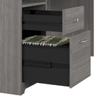 72W Computer Desk with Hutch and Drawers by Bush Furniture