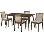 Simple Living Newington Solid Wood Cane Dining Chairs (Set of 2)