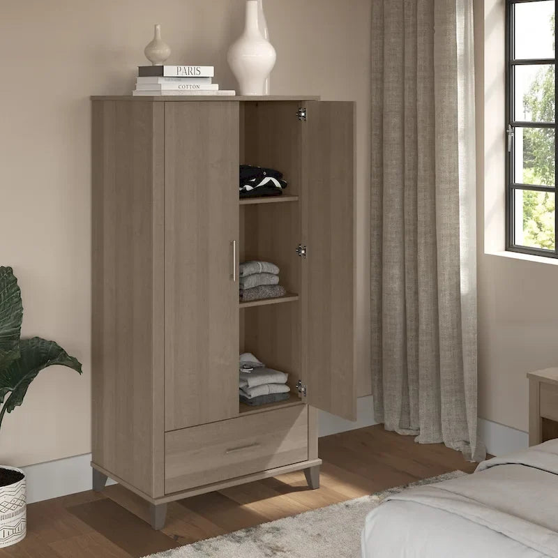 Somerset Large Armoire Cabinet by Bush Furniture