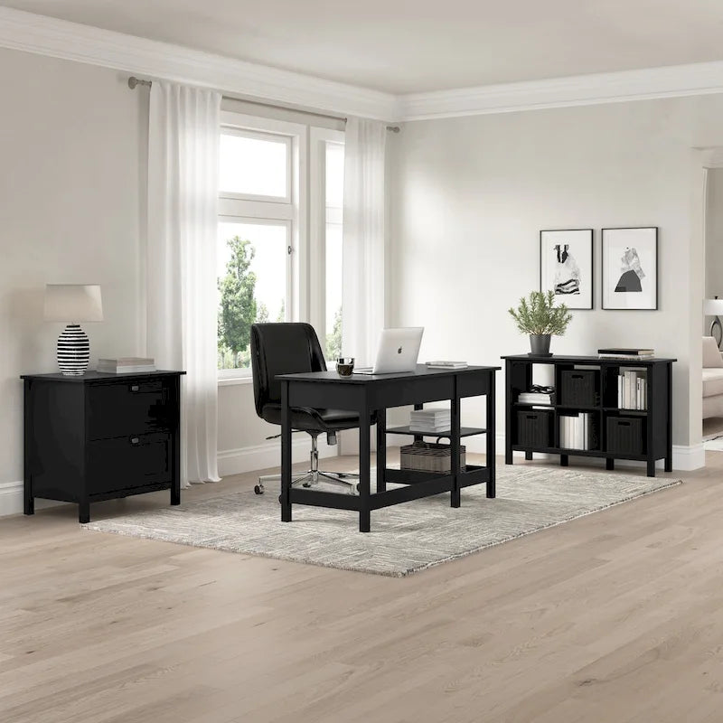 Broadview 54W Computer Desk with Drawers by Bush Furniture