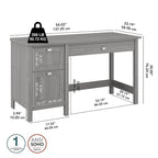 Broadview 54W Computer Desk with Drawers by Bush Furniture
