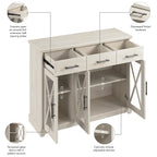 Lennox 46W Sideboard Buffet Cabinet with Drawers by Bush Furniture