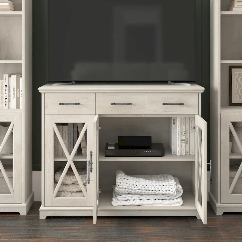 Lennox 46W Sideboard Buffet Cabinet with Drawers by Bush Furniture