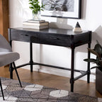 SAFAVIEH Zennure White Washed Grey Writing Desk