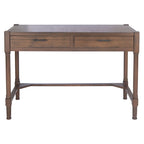 SAFAVIEH Zennure White Washed Grey Writing Desk
